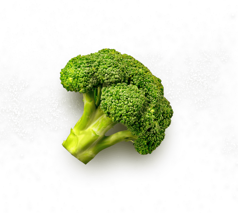 Brokkoli mit Salz